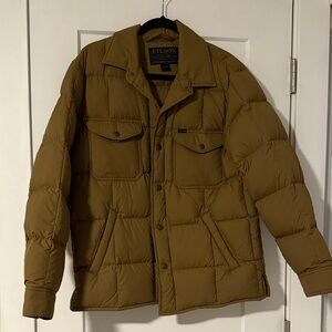 Filson Men's Olive Green Down Puffer Jacket